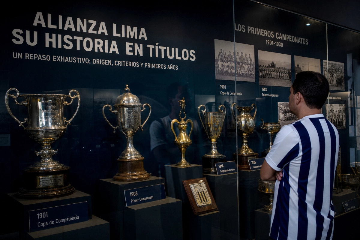 Un repaso exhaustivo de los títulos de Alianza Lima: origen, criterios y primeros años