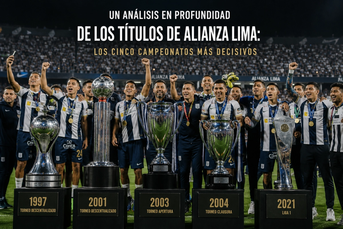 Un análisis en profundidad de los títulos de Alianza Lima: los cinco campeonatos más decisivos